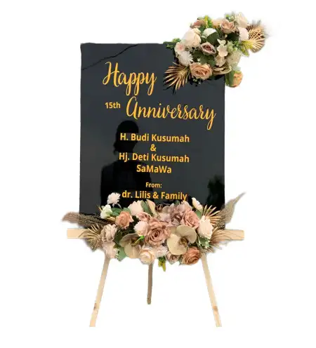 Papan Bunga Akrilik Dendengan Luar
